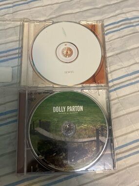 Dolly Parton "Halos & Horns" CD + Jewel “Spirit” CD - Green & White Disc Set